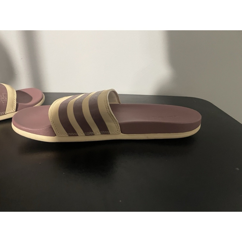 Adidas Women's Cushioning Adilette Comfort Slides Sandals Purple Size 8 - Picture 6 of 8